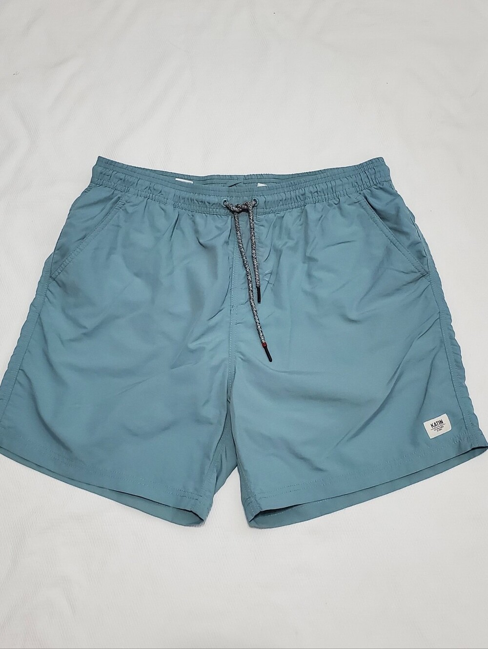 Katin Poolside Volley Shorts Swim Board Shorts Teal Mens XL - Picture 5 of 9